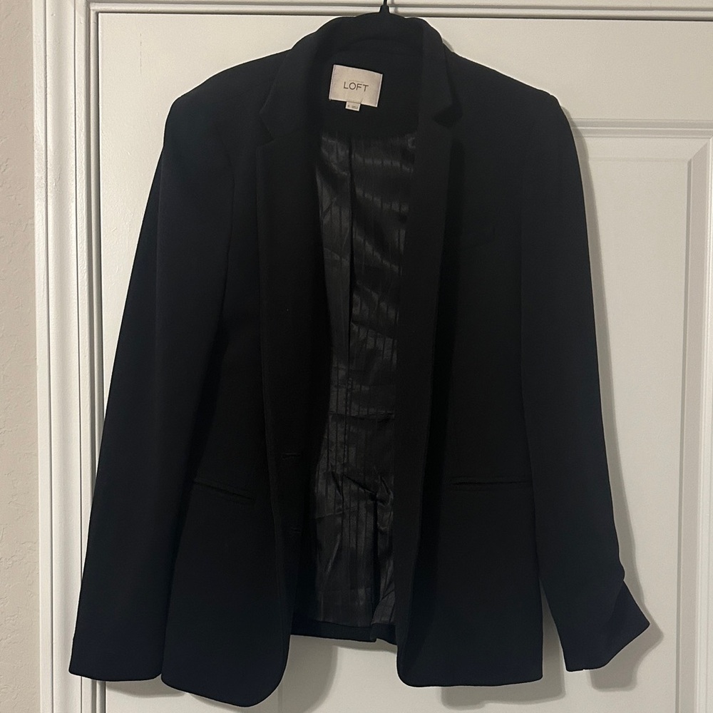 LOFT Classic Black Blazer for Women